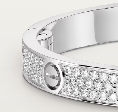 [Auream]NEW-LOVE-4.8MM-Width Diamond-Studded Bracelet