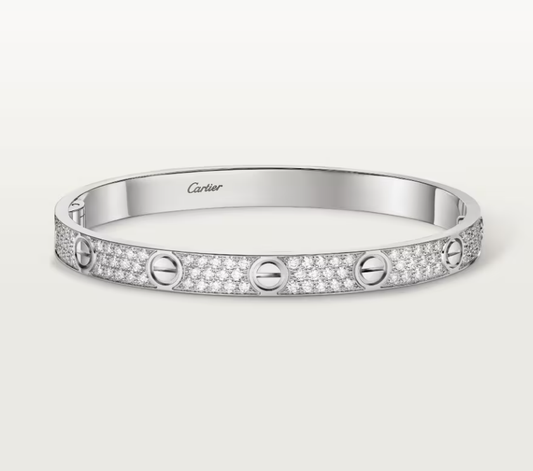 [Auream]NEW-LOVE-6.1MM-Width Diamond-Studded Bracelet