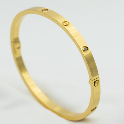 [Auream]LOVE BRACELET 3.65MM 6 DIAMONDS