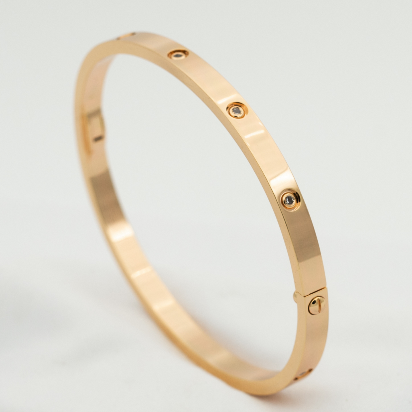 [Auream]LOVE BRACELET 3.65MM 10 DIAMONDS