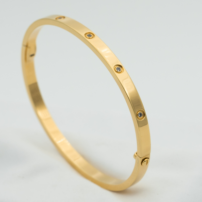 [Auream]LOVE BRACELET 3.65MM 10 DIAMONDS