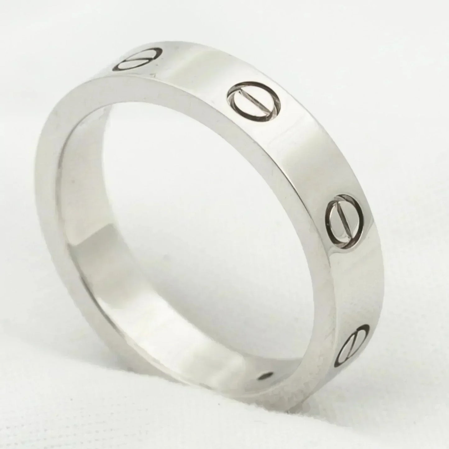[Auream]LOVE RING 4MM 1 DIAMOND SILVER