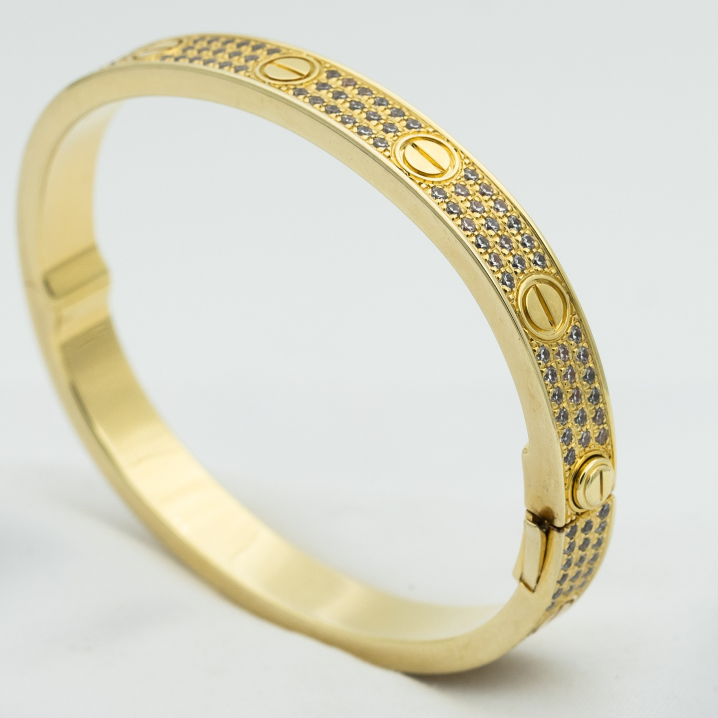 [Auream]LOVE BRACELET 6.1MM DIAMOND-PAVED