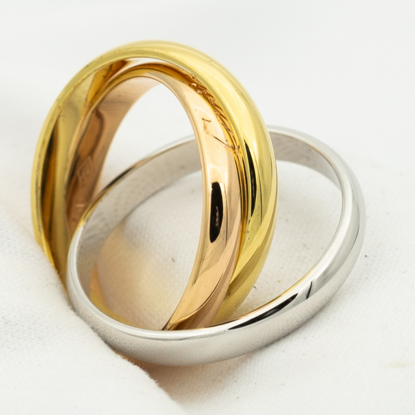 [Auream Jewelry]TRINITY RING GOLD PINK GOLD SILVER