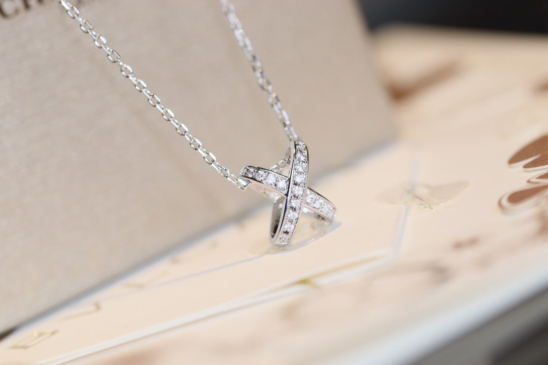 [Auream]JEUX DE DIAMOND NECKLACE
