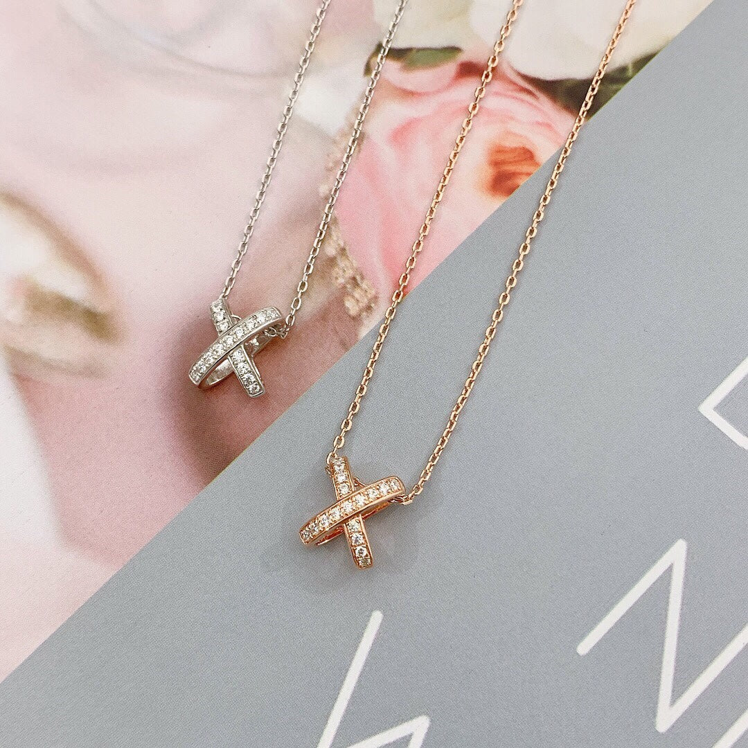 [Auream]JEUX DE DIAMOND NECKLACE
