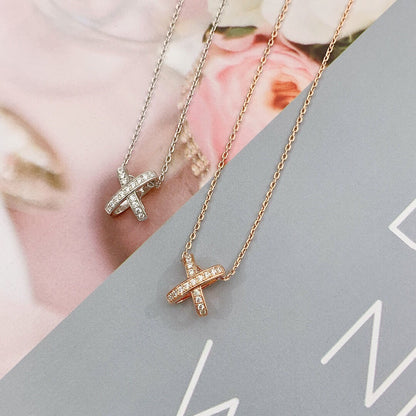 [Auream]JEUX DE DIAMOND NECKLACE