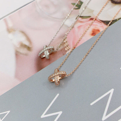[Auream]JEUX DE DIAMOND NECKLACE