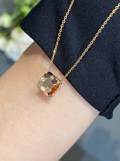 [Auream]BEE LOVE DIAMOND NECKLACE
