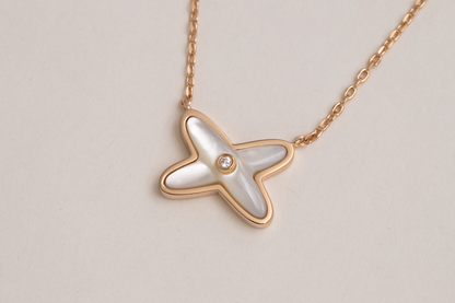 [Auream]JEUX DE NECKLACE 1 DIAMOND
