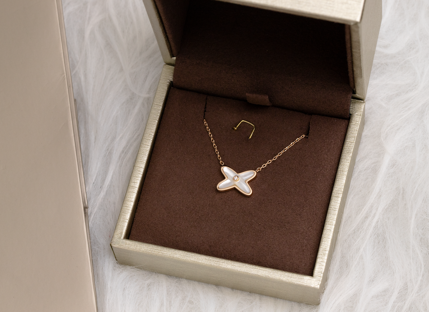 [Auream]JEUX DE NECKLACE 1 DIAMOND