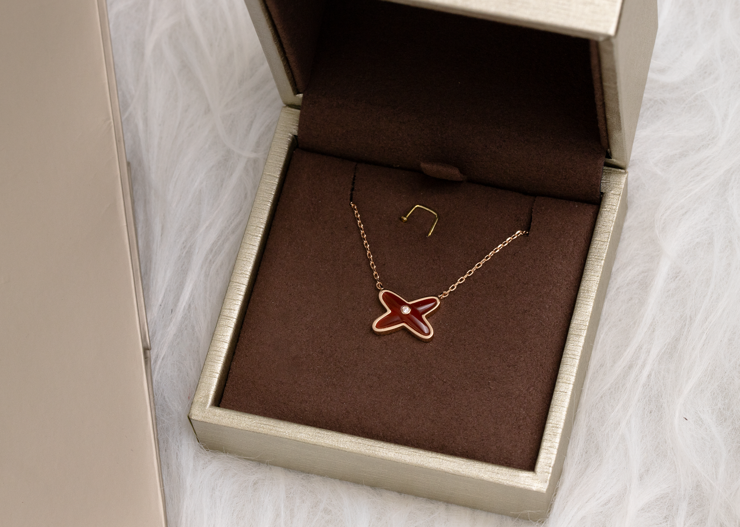 [Auream]JEUX DE NECKLACE 1 DIAMOND