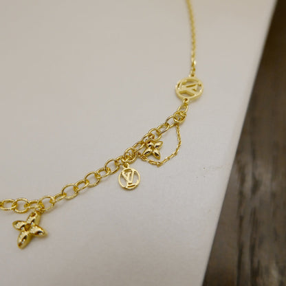 [Auream]BLOOMING SUPPLE NECKLACE BRASS