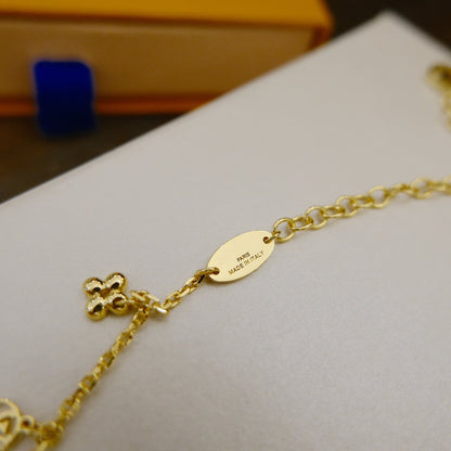 [Auream]BLOOMING SUPPLE NECKLACE BRASS