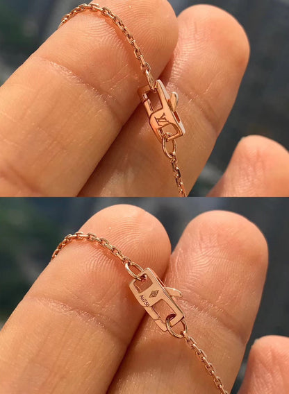 [Auream]BLOSSOM PENDANT PINK GOLD AND DIAMOND
