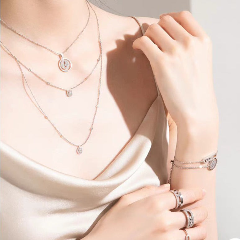 [Auream]Demo MOVER PM PAVED NECKLACE