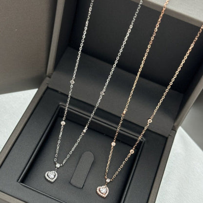 [Auream]JOY HEART DIAMOND NECKLACE