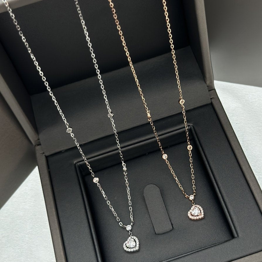 [Auream]JOY HEART DIAMOND NECKLACE