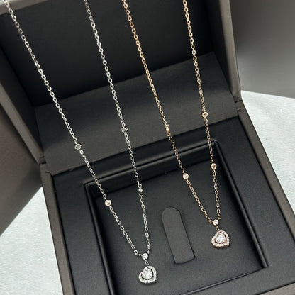 [Auream]JOY HEART DIAMOND NECKLACE