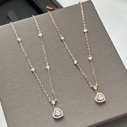 [Auream]JOY HEART DIAMOND NECKLACE