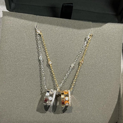 [Auream]CHAIN MOVE ROMANE PEDAND NECKLACE