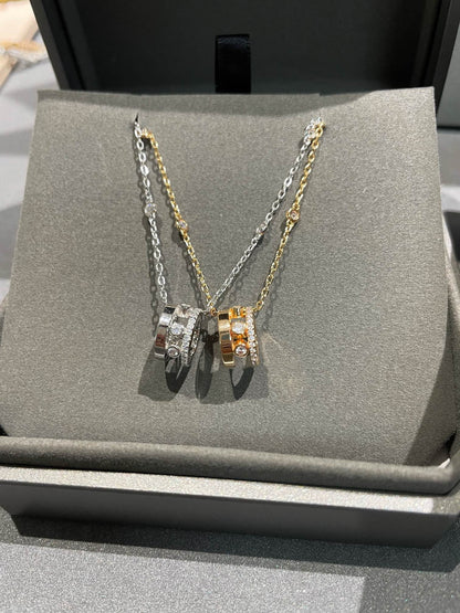 [Auream]CHAIN MOVE ROMANE PEDAND NECKLACE