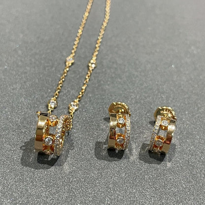 [Auream]CHAIN MOVE ROMANE PEDAND NECKLACE