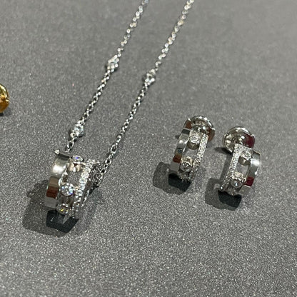 [Auream]CHAIN MOVE ROMANE PEDAND NECKLACE