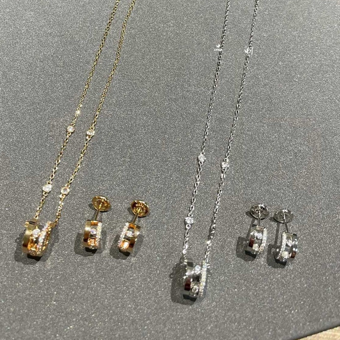 [Auream]CHAIN MOVE ROMANE PEDAND NECKLACE