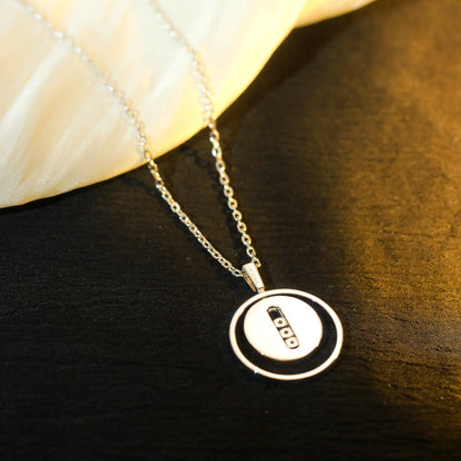 [Auream]Demo MOVE MM SILVER DIAMOND NECKLACE