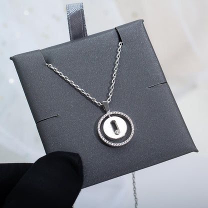 [Auream]Demo MOVE PM NECKLACE SILVER DIAMOND