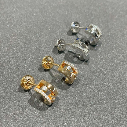 [Auream]MOVE ROMANE EARRINGS DIAMOND