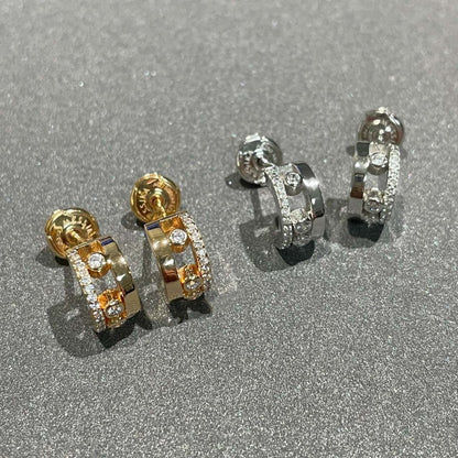 [Auream]MOVE ROMANE EARRINGS DIAMOND