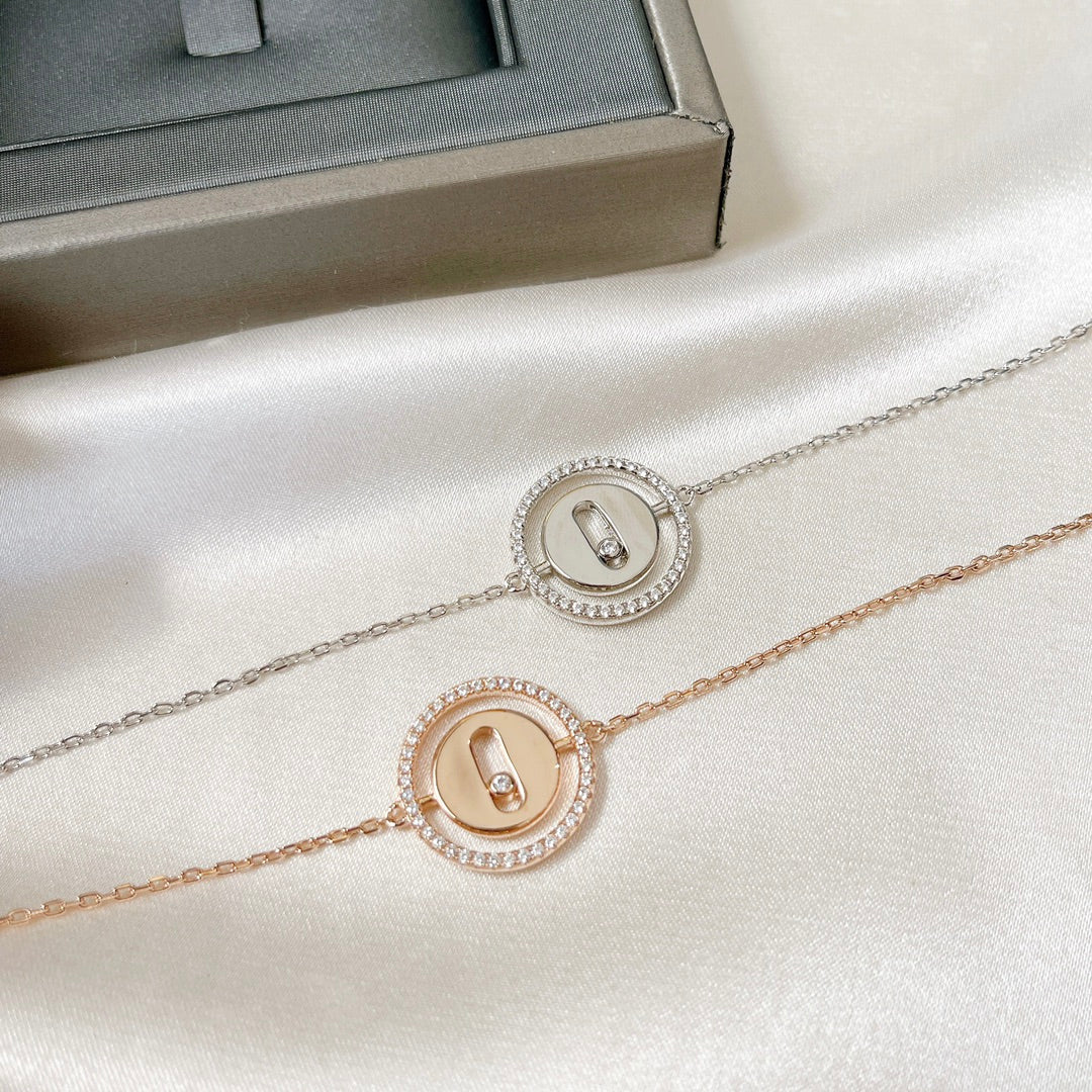 [Auream]Demo MOVE PAVED DIAMOND BRACELET