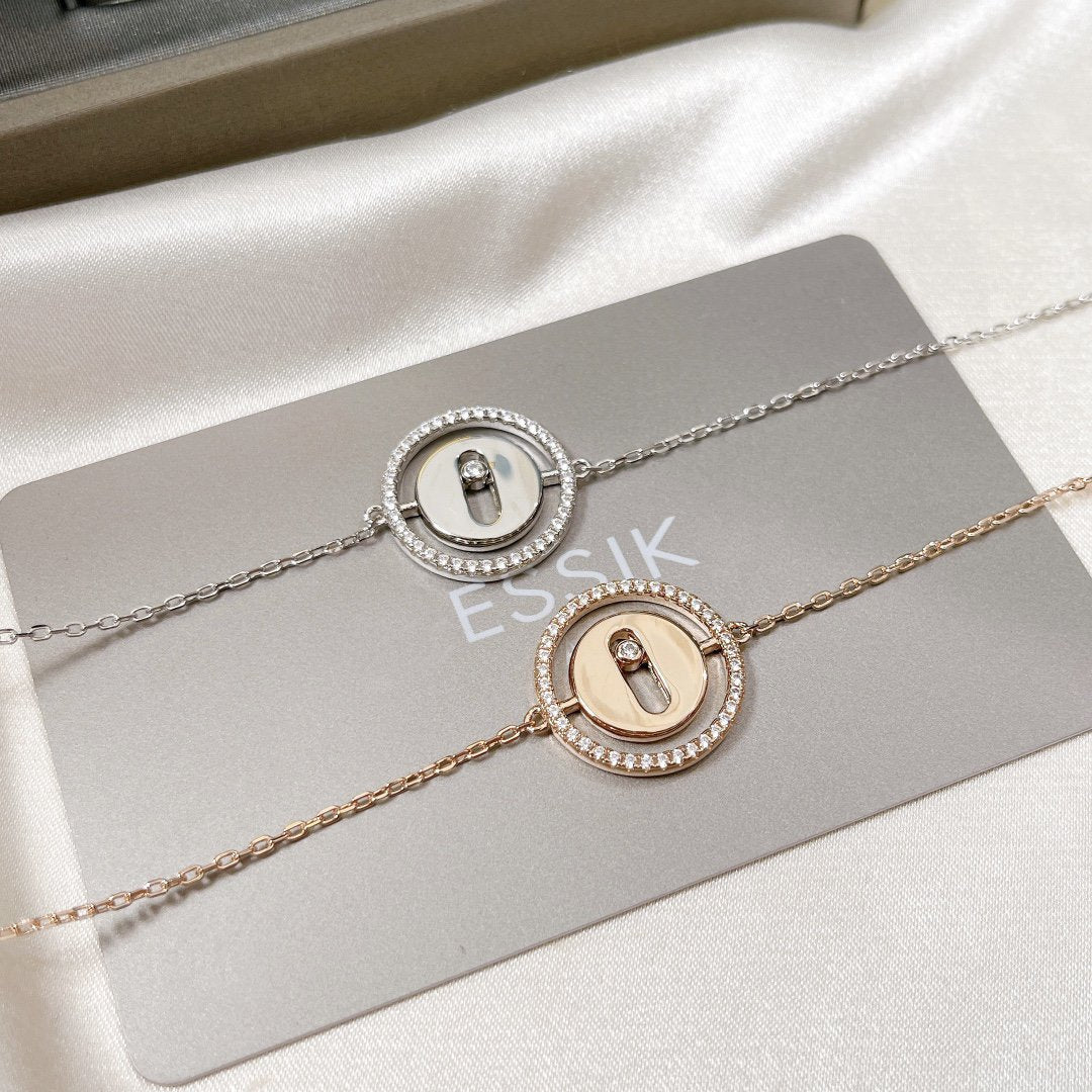 [Auream]Demo MOVE PAVED DIAMOND BRACELET