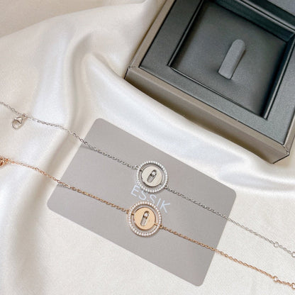 [Auream]Demo MOVE PAVED DIAMOND BRACELET