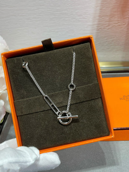 [Auream]HM STERLING CHAINE D'ANCRE HEART