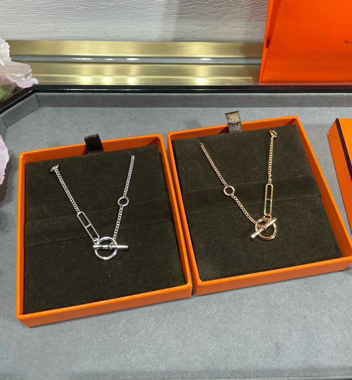 [Auream]HM STERLING CHAINE D'ANCRE HEART