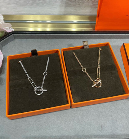 [Auream]HM STERLING CHAINE D'ANCRE HEART