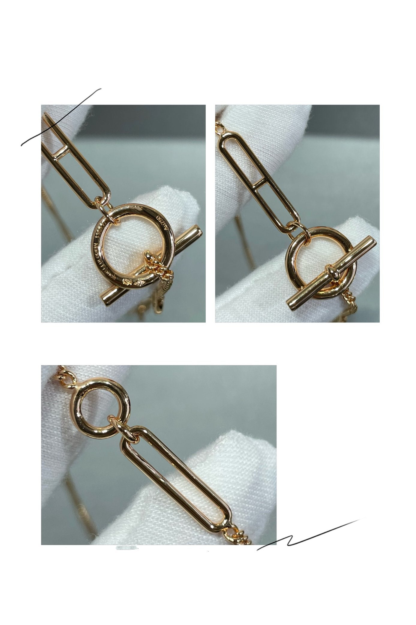 [Auream]HM STERLING CHAINE D'ANCRE HEART