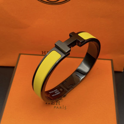 [Auream]CLIC HM SO BLACK YELLOW BRACELET