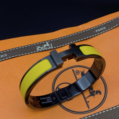 [Auream]CLIC HM SO BLACK YELLOW BRACELET