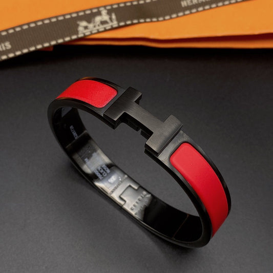 [Auream]CLIC HM SO BLACK RED BRACELET
