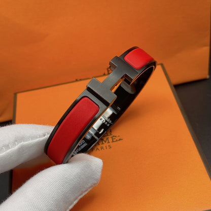 [Auream]CLIC HM SO BLACK RED BRACELET