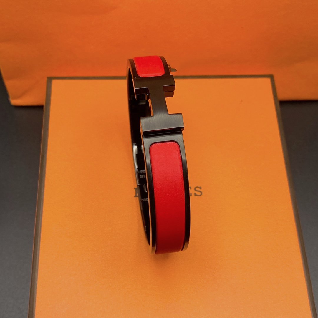 [Auream]CLIC HM SO BLACK RED BRACELET