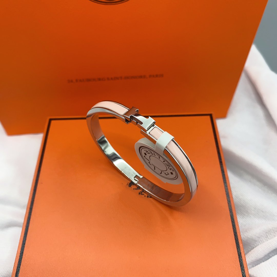 [Auream]CLASSIC HM CLIC  PINK 8MM ENAMEL BRACELET