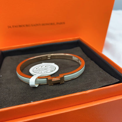[Auream]CLASSIC HM CLIC GREEN 8MM ENAMEL BRACELET