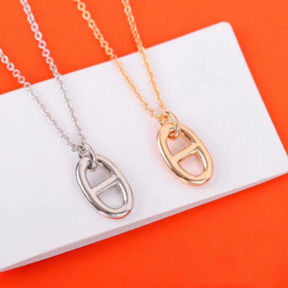 [Auream]HM PIG NOSE NECKLACE