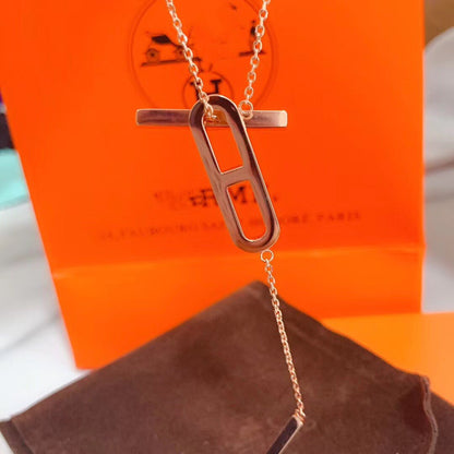 [Auream]HM NECKLACE PLATINUM ROSE GOLD DIAMOND