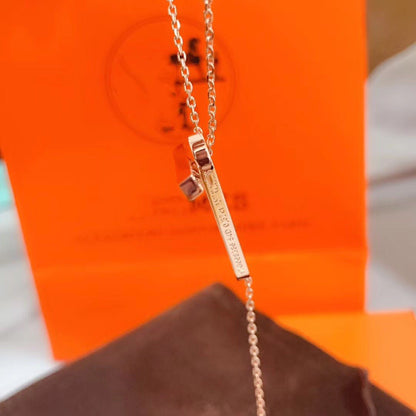[Auream]HM NECKLACE PLATINUM ROSE GOLD DIAMOND